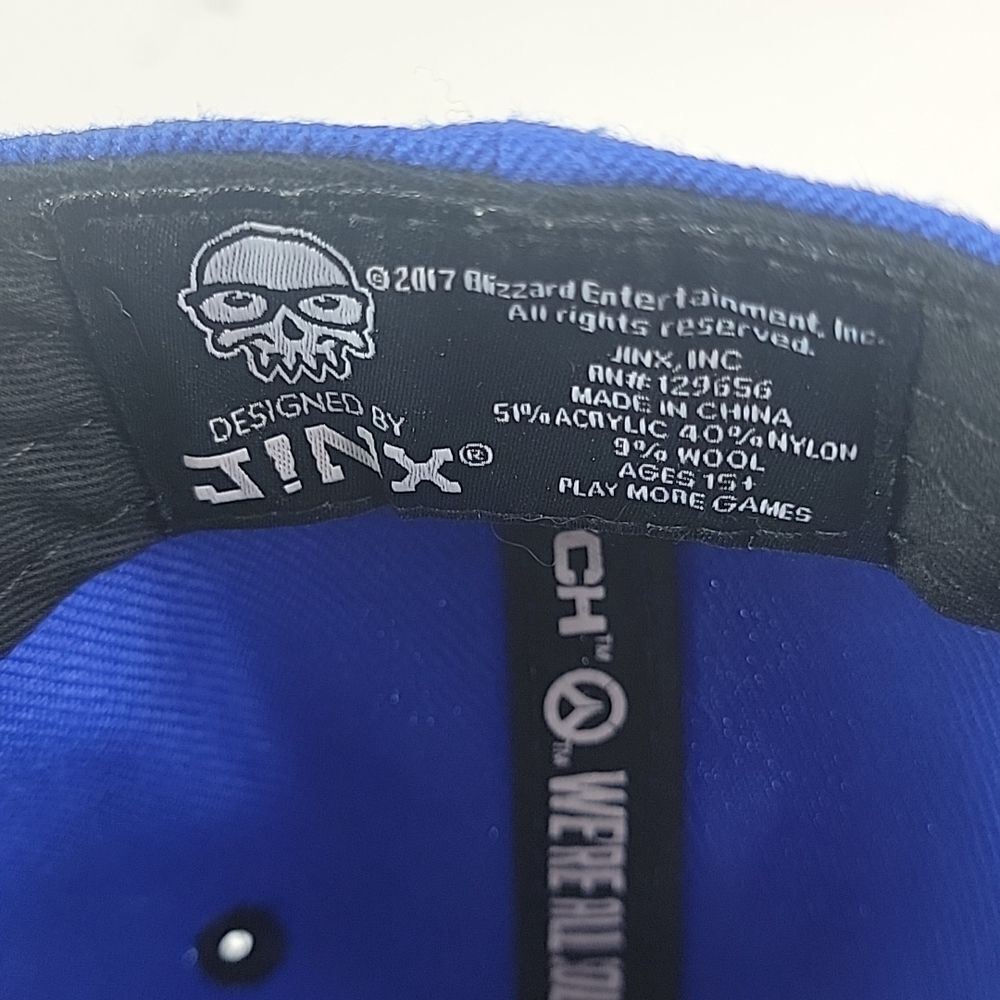 JINX Overwatch Soldier 76 Snapback Baseball Hat.preowned - Picture 8 of 9